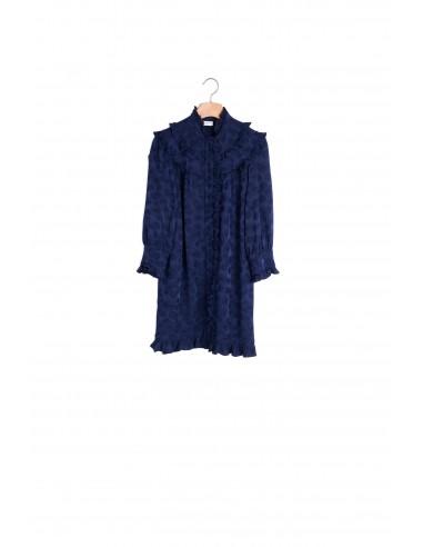 Robe courte en jacquard marguerites acheter