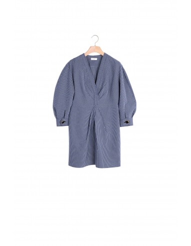 Robe courte à fines rayures 50-70% off 