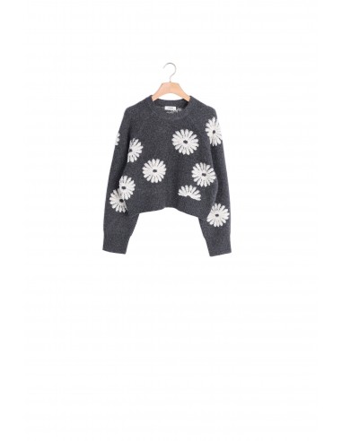 Pull en maille à fleurs Venez découvrir notre 