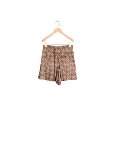 SHORT Marron / Noir online