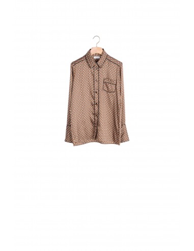 CHEMISE Marron / Noir s'inspire de l'anatomie humaine